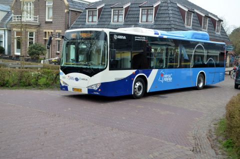 BYD, elektrische bus, Schiermonnikoog