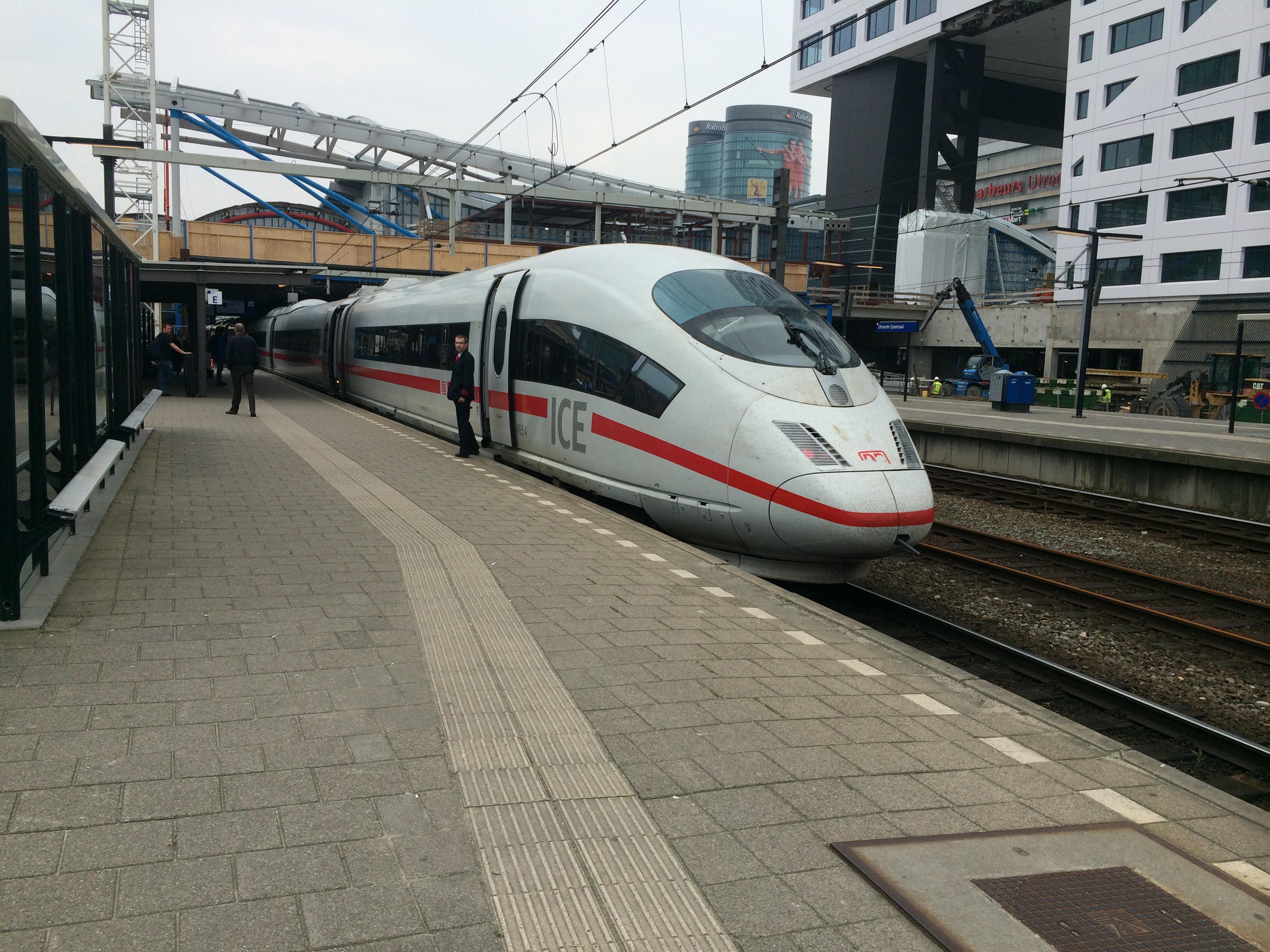 ICE, Deutsche Bahn, Utrecht, Centraal Station