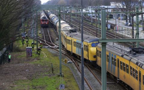 Ongeluk, treinen, Tilburg