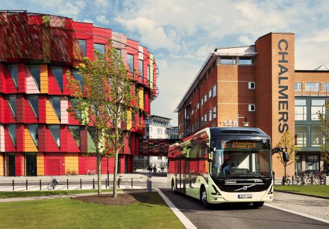 Elektrische bus, Volvo, Gothenburg, Zweden
