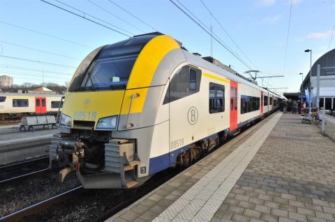 Elektrische Desiro-trein, NMBS, spoorlijn Herentals-Mol