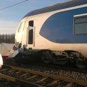 Botsing tussen trein en auto in Nuland