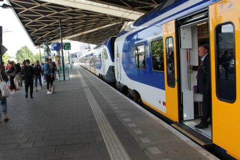Conducteur bij Sprinter op station Tilburg