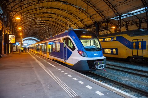 Sprinter Nieuwe Generatie op station Haarlem (foto: NS)