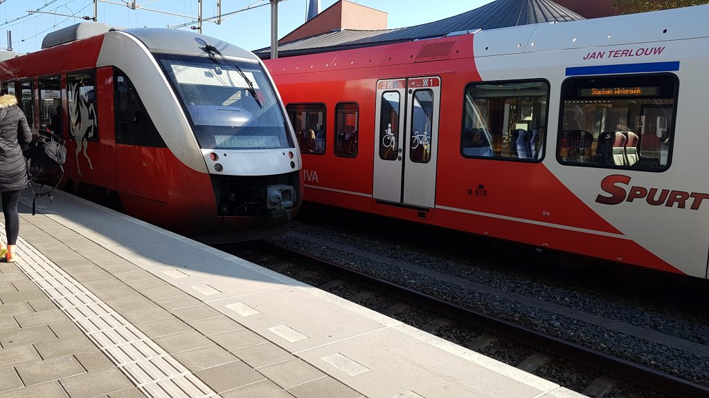 Regionale treinen van Arriva en Syntus