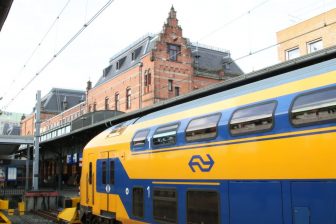 NS-trein op station Groningen. Foto: Marieke van Gompel