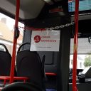 Coronamaatregel in Arriva-bus Breda