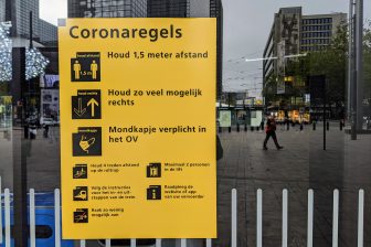 Coronaregels NS op Rotterdam Centraal