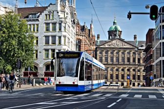 Trams GVB in Amsterdam (foto: Jolanda Fisser)