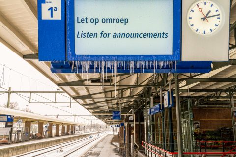 Station Roermond winterweer (foto: NS)