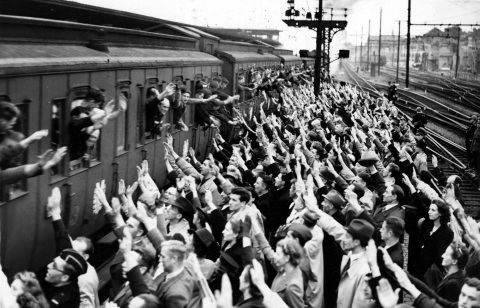 Deportatietrein België Tweede Wereldoorlog. Foto: Rijksarchief België / CegeSoma