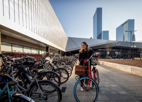 Nieuwe fietsenstalling Rotterdam Centraal Foto: Eric Fecken