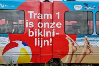 Tram naar Scheveningen is Bikinilijn. Foto: ANP / Hollandse Hoogte / Inter Visual Studio