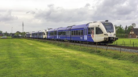 Arriva-trein Limburg. Foto: Rob Dammers