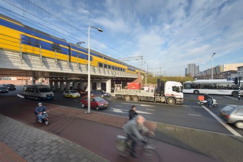 Kruispunt Waldorpstraat Den Haag. Foto: Ministerie van Infrastructuur en Waterstaat