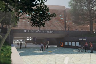 Visualitie vernieuwing station Ede-Wageningen. Foto: ProRail