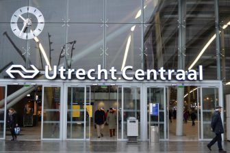 Utrecht Centraal ten tijde van de NS-staking.