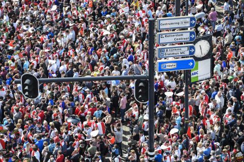 mensenmassa kampioenschap Feyenoord 2017