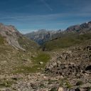 Rotslawine in de Franse alpen