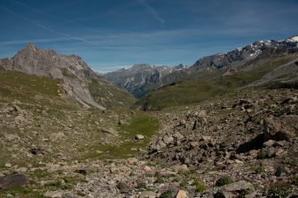Rotslawine in de Franse alpen