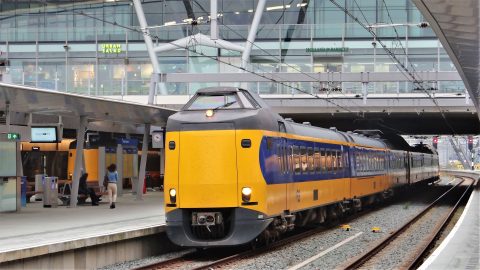 Trein op Utrecht Centraal